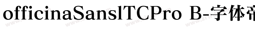 officinaSanslTCPro B字体转换